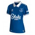 Tanie Strój piłkarski Everton Ashley Young #18 Koszulka Podstawowej dla damskie 2023-24 Krótkie Rękawy
